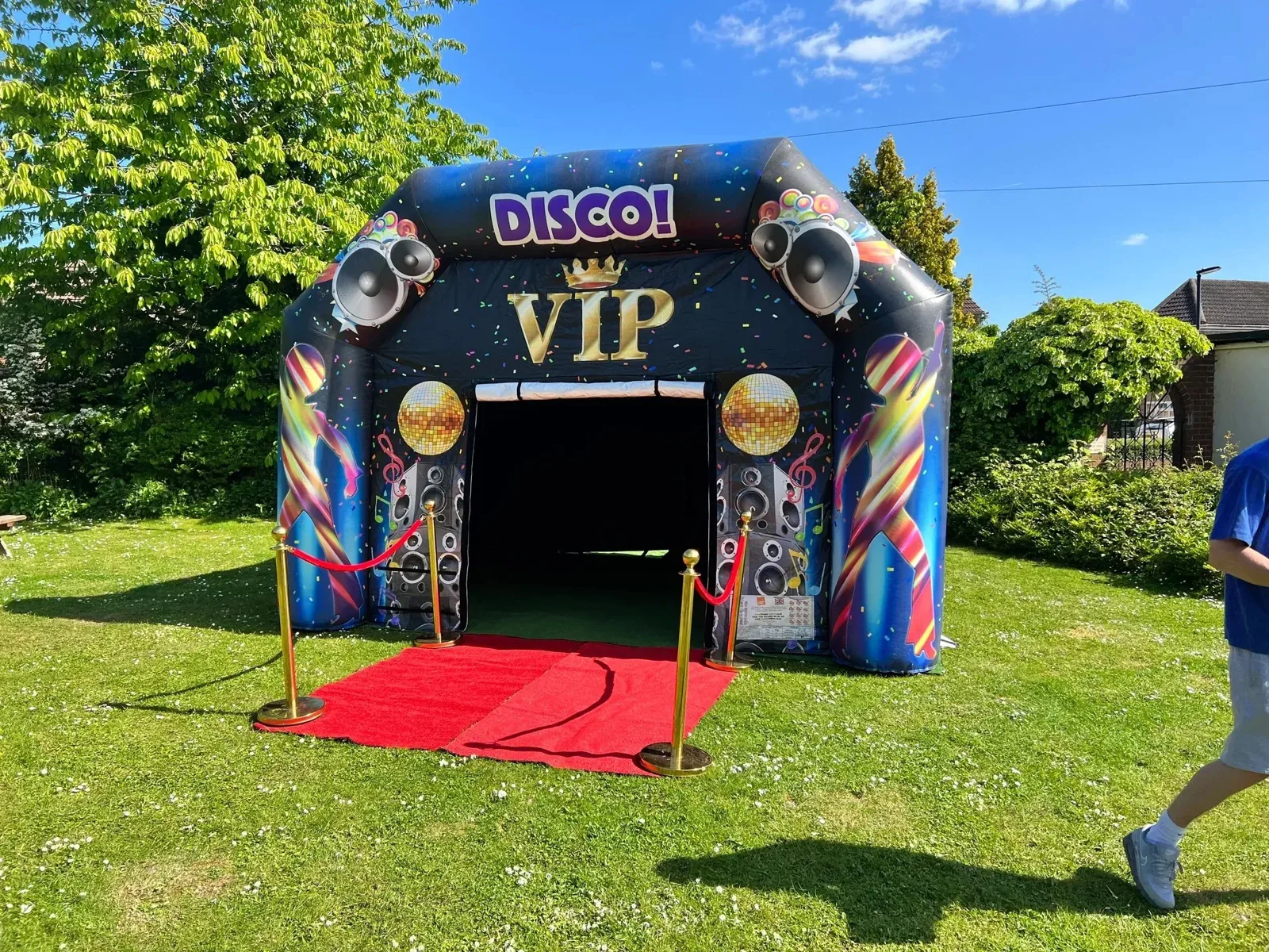 Silver inflatable nightclub